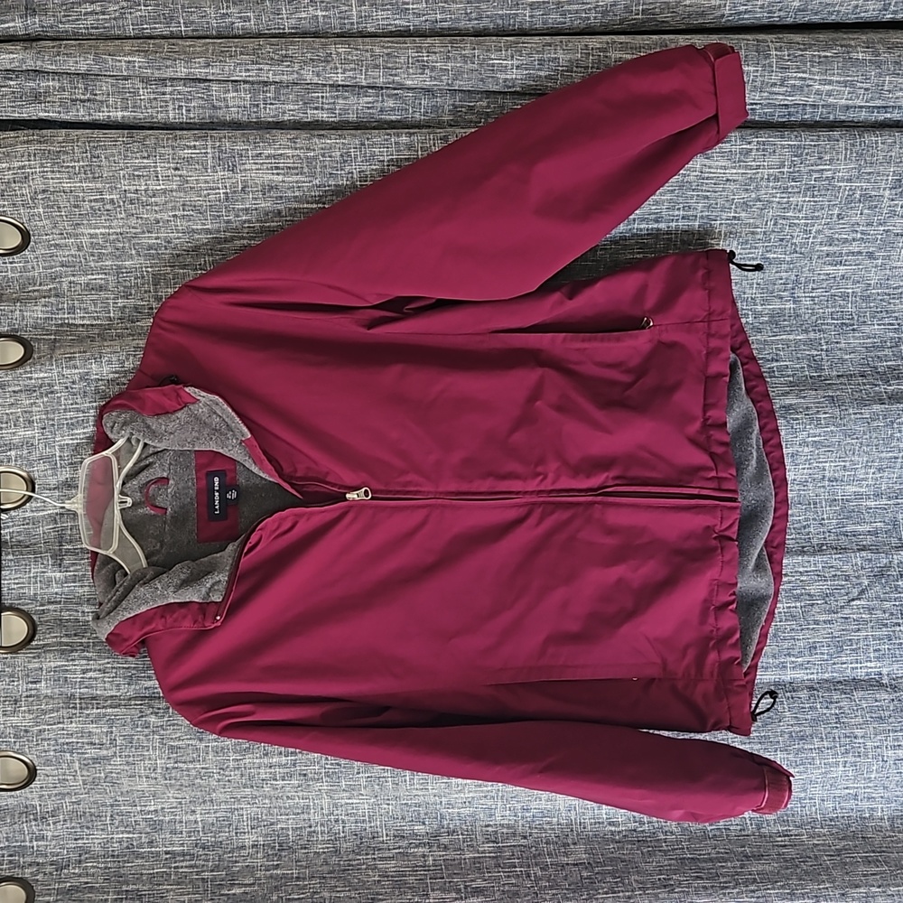 Plum colored Lands End coat